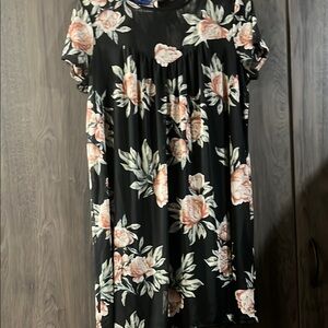Apt.9 black floral dress size XL